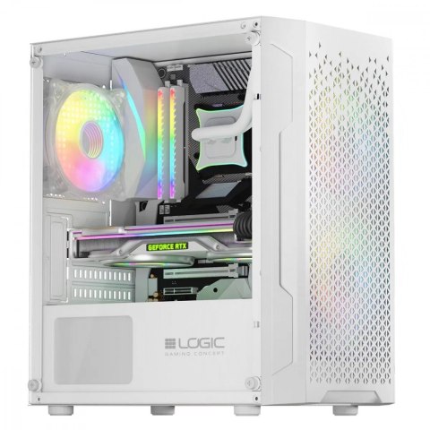 Logic Concept Obudowa Komputerowa Logic Aramis ARGB Mini USB 3.0 Biała