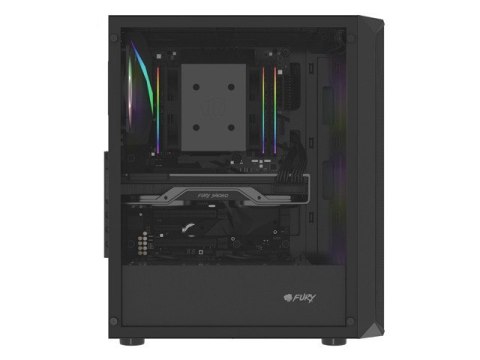 Fury Obudowa Fury Shobo SH4F RGB Midi Tower z oknem Czarna