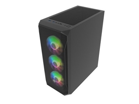 Fury Obudowa Fury Shobo SH4F RGB Midi Tower z oknem Czarna