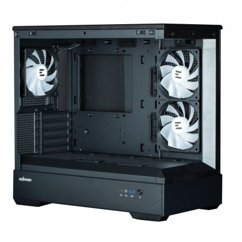 Zalman Obudowa P30 V2 MicroATX Mini Tower 3 FansRGB BL