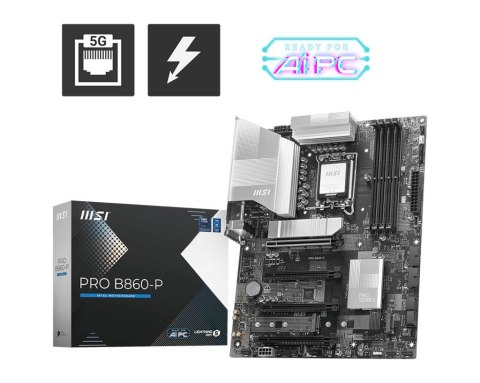 MSI Płyta główna PRO B860-P s1851 4DDR5 ATX