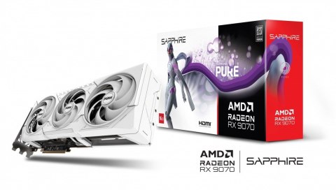 Sapphire Technology Karta graficzna Radeon RX 9070 PURE 16GB OC GDDR6 256bit 2DP/2HDMI