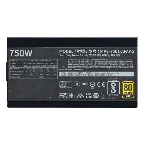 Cooler Master Zasilacz MWE Gold 750W v2 ATX 3.1