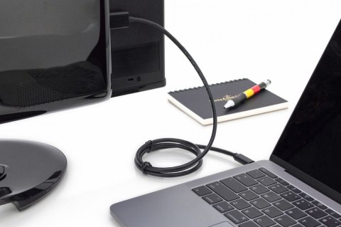 Digitus Kabel USB Type-C/HDMI M/M USB 3.1 Gen.2 SuperSpeed+ 4K/60Hz 18Gbps 5m czarny