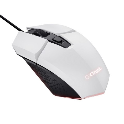 Trust Mysz gamingowa GXT109P Felox biała