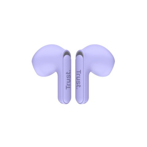 Trust Słuchawki earbuds Yavi Bluetooth ENC fioletowe