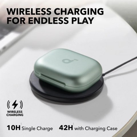 Anker Słuchawki bezprzewodowe Soundcore Aero Fit 2 Bluetooth zielone