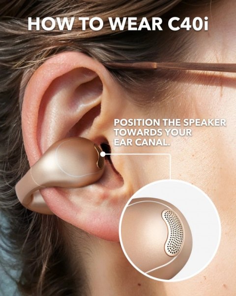 Anker Słuchawki bezprzewodowe Soundcore C40i Bluetooth złote