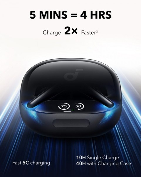 Anker Słuchawki bezprzewodowe Soundcore Liberty 4 PRO Bluetooth błyszcząca czerń