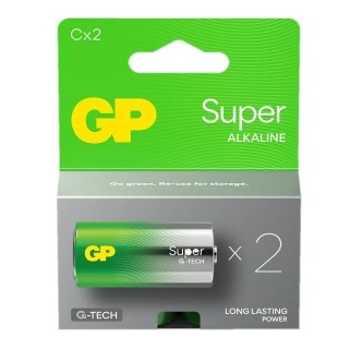 GP Battery Bateria alkaliczna LR14/C SUPER 2 sztuki (G-TECH)