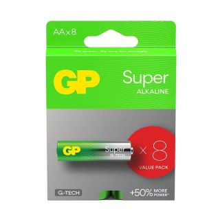GP Battery Baterie alkaliczne LR6/AA SUPER 8 sztuk (G-TECH)