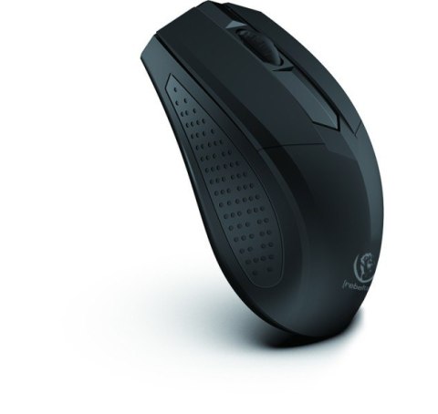 Rebeltec Mysz optyczna Focus USB, 1200DPI 3 przyciski i rolka, czułość 125Hz, kabel 1.8m, waga 66g