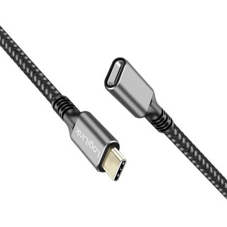 LogiLink Kabel USB3.2 gen2 TypeC do USB-C/F, PD, 1m