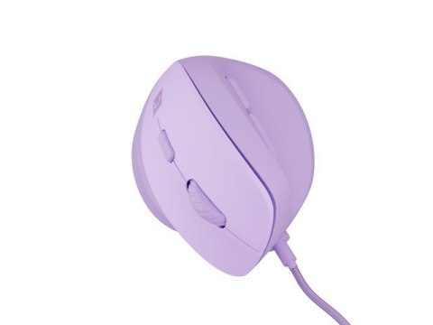Natec Mysz wertykalna CRAKE 2 PRO 128000DPI optyczna lawendowa