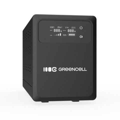Green Cell Zasilacz awaryjny UPS AVR PowerCore 800W/1200VA 12VDC