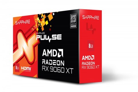 Sapphire Technology Karta graficzna Radeon RX 9060 XT PULSE 8GB GDDR6 128bit DP/2HDMI