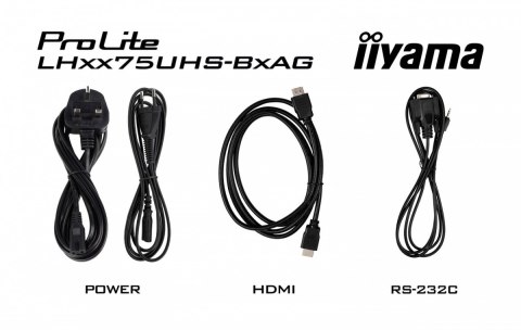 IIYAMA Monitor 43 cale LH4375UHS-B2AG,24/7,IPS,ANDROID.11,4K, WiFi, iiSignage2, FailOver, EShare, 24/7, full daisy chain