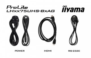 IIYAMA Monitor 75 cali LH7575UHS-B2AG,24/7,IPS,ANDROID.11,4K, WiFi, iiSignage2, FailOver, EShare, 24/7, full daisy chain
