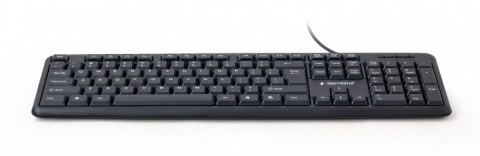 Gembird Klawiatura Standardowa USB Czarna KB-U-103