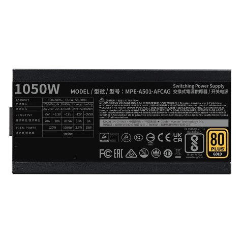 Cooler Master Zasilacz MWE Gold 1050 V2 ATX3.1