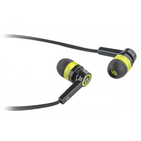 Defender Słuchawki douszne z mikrofonem PULSE 420 Czarno-żółte