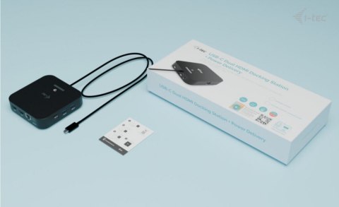 I-tec Stacja dokująca USB-C 2x HDMI Dock PD + Ładowarka 100W
