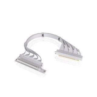 Thermaltake Taśma Riser - PCI- E 4.0 x16 Extender - 400mm Dual 90° - Snow