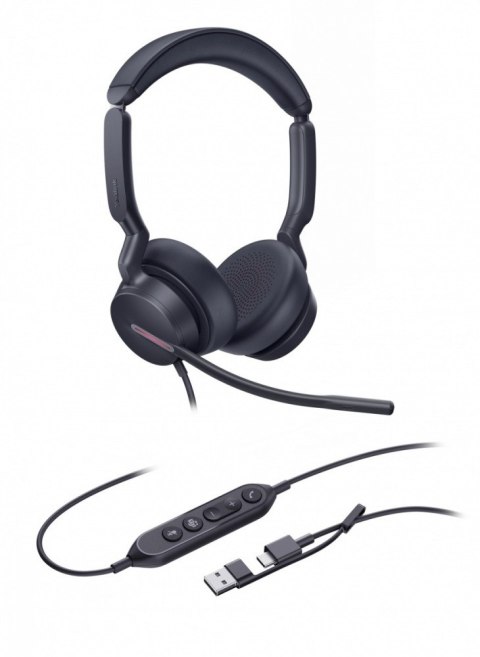 Yealink Słuchawki UH46 Dual Teams USB-C/A 1308183