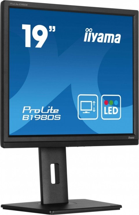 IIYAMA Monitor 19 cali B1980S-B1 HDMI, DP, PIVOT, HAS/150mm