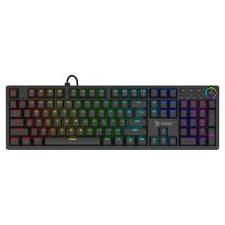 Savio Klawiatura mechaniczna STYX Outemu Peach Silent Hot Swap RGB