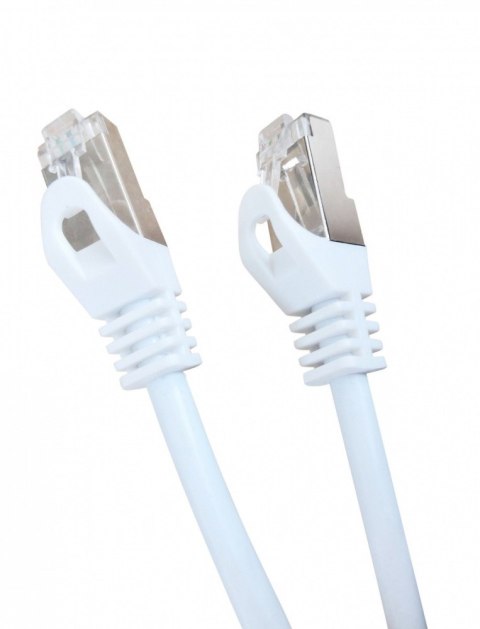 Gembird Patch cord Kat.6A S/FTP LSZH 1m biały