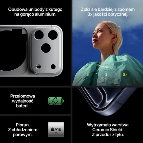 Apple IPhone 17 PRO MAX Głębinowy błękit 1TB