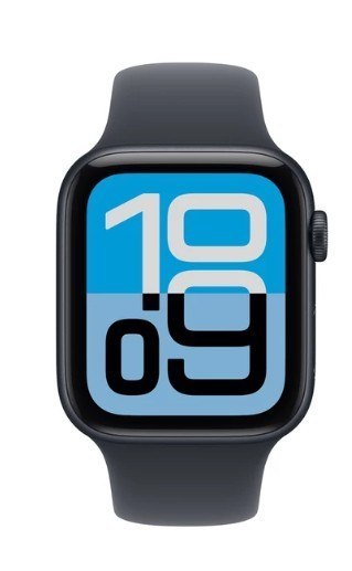 Apple Watch SE 3 GPS koperta 40 mm z aluminium w kolorze północy, pasek sportowy w kolorze północy - rozmiar M/L