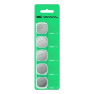 Green Cell Baterie guzikowe 5x CR2016