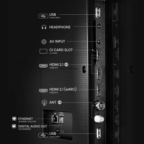 Hisense Telewizor LED 75 cali 75A6Q