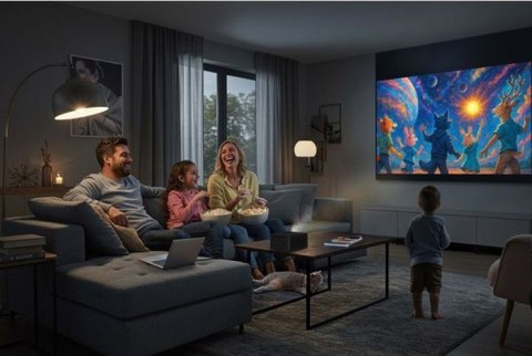 Optoma Projektor PK32 1100 lm LED/ 4K UHD/ HDR/ 30 000 h/ ToF auto-focus & keystone/ 4,6 ms/ głośniki 2×5 W