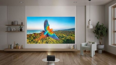 Optoma Projektor PK32 1100 lm LED/ 4K UHD/ HDR/ 30 000 h/ ToF auto-focus & keystone/ 4,6 ms/ głośniki 2×5 W