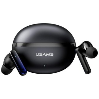 USAMS Słuchawki bluetooth TWS E02 ANC+ENC czarne
