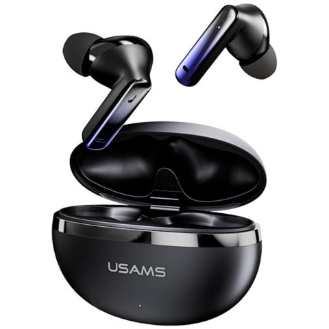 USAMS Słuchawki bluetooth TWS E02 ANC+ENC czarne