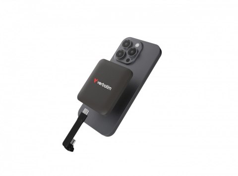 Verbatim Dysk zewnętrzny SnapBack Magnetic SSD Mocha MagSave 512GB Apple ProRes 4K 60kl/s