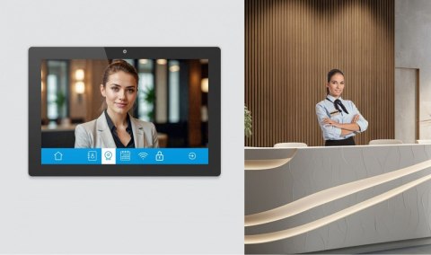 IIYAMA Monitor dotykowy 10 cali TW1023ASC-B3P 10P.DOT.IPS,ANDROID,WIFI, 4xUSB, RJ45, MIC, 24/7, iiSignage