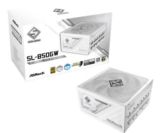 ASRock Zasilacz SL-850GW 850W 80PLUS GOLD FULL modularny