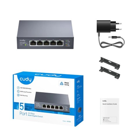 Cudy Przełącznik HS105 5 portów 2.5GB