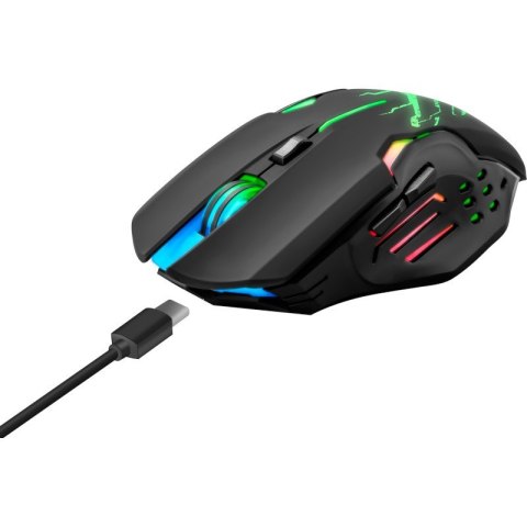 Defender Mysz gamingowa bezprzewodowa KATANA RF 3200DPI 7P Czarna
