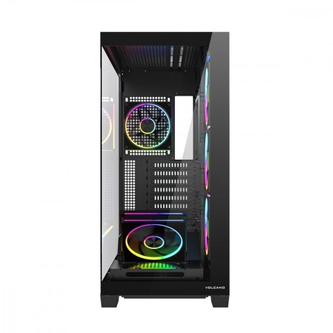 MODECOM Obudowa PC VOLCANO STELLAR PLUS ARGB MIDI 5F Czarna