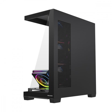 MODECOM Obudowa PC VOLCANO STELLAR PLUS ARGB MIDI 5F Czarna