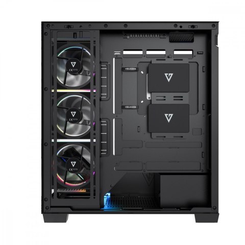 MODECOM Obudowa PC VOLCANO STELLAR PLUS ARGB MIDI 5F Czarna