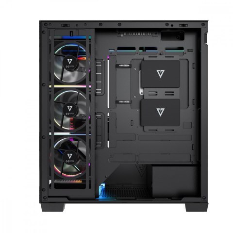 MODECOM Obudowa PC VOLCANO STELLAR PLUS ARGB MIDI 8F Czarna