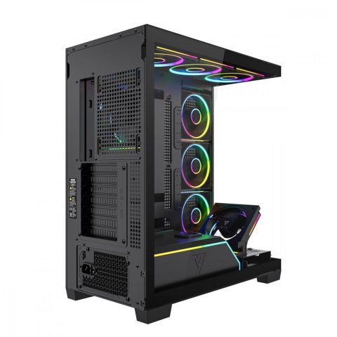 MODECOM Obudowa PC VOLCANO STELLAR PLUS ARGB MIDI 8F Czarna