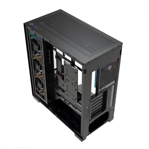 MODECOM Obudowa PC VOLCANO STELLAR PLUS ARGB MIDI 8F Czarna